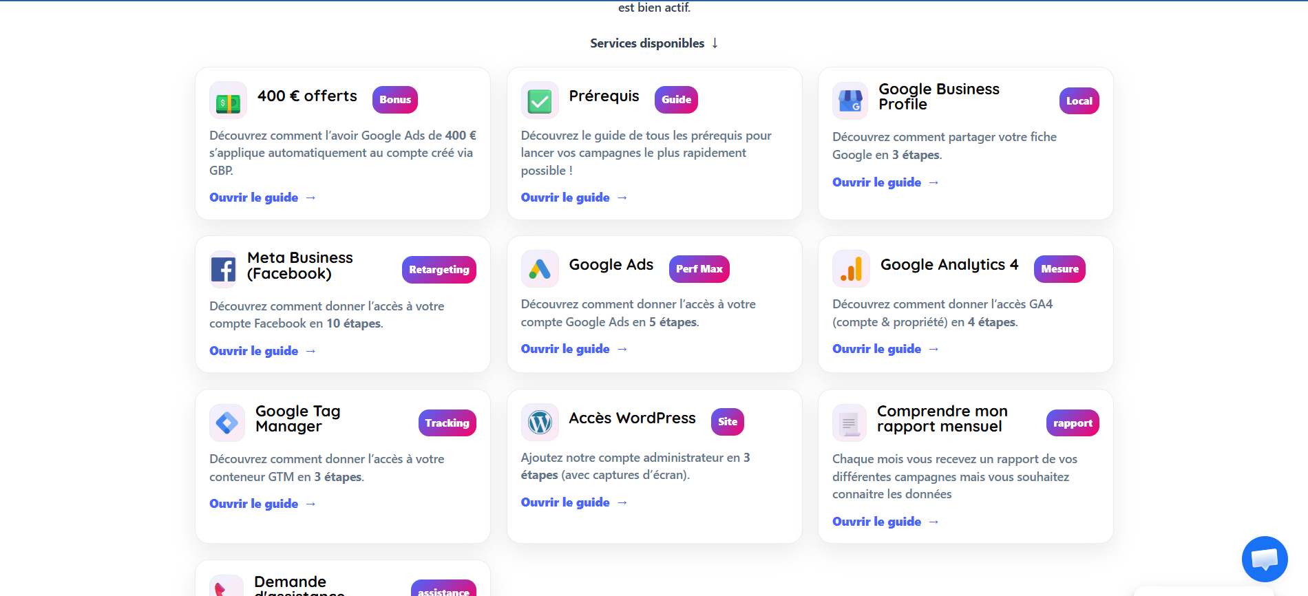 Centre des ressources Getkey Ads