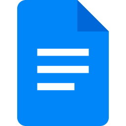 Logo Google Docs utilisé dans le portfolio Théo Balabaud